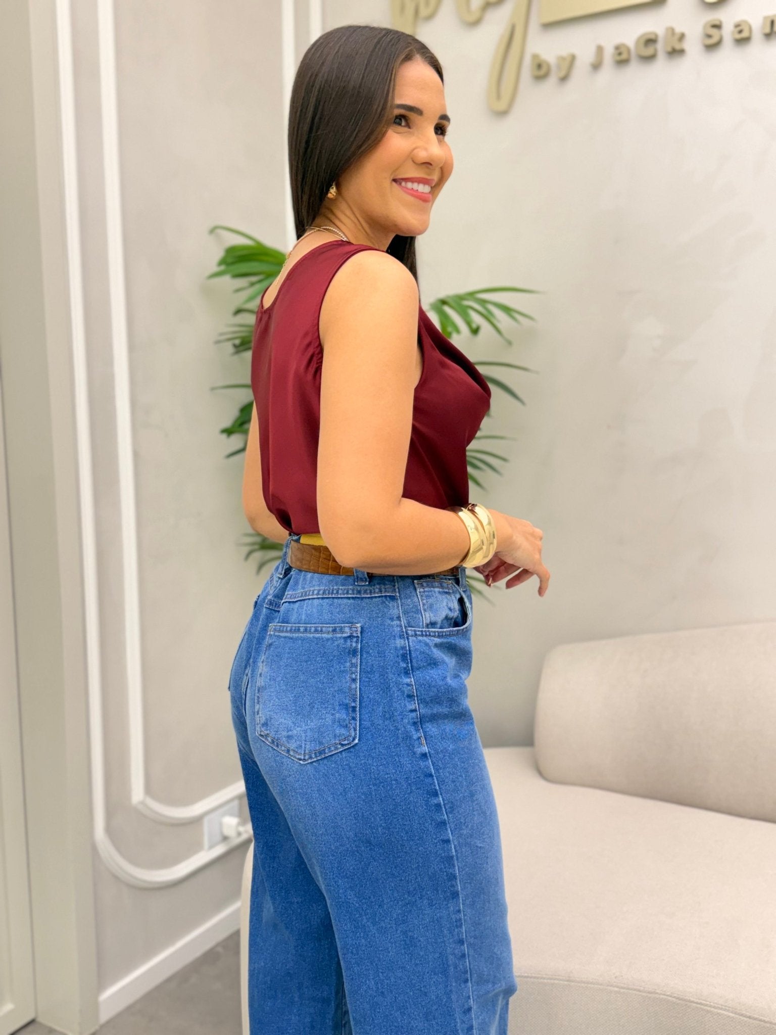 Blusa de Cetim - My Closet Jack