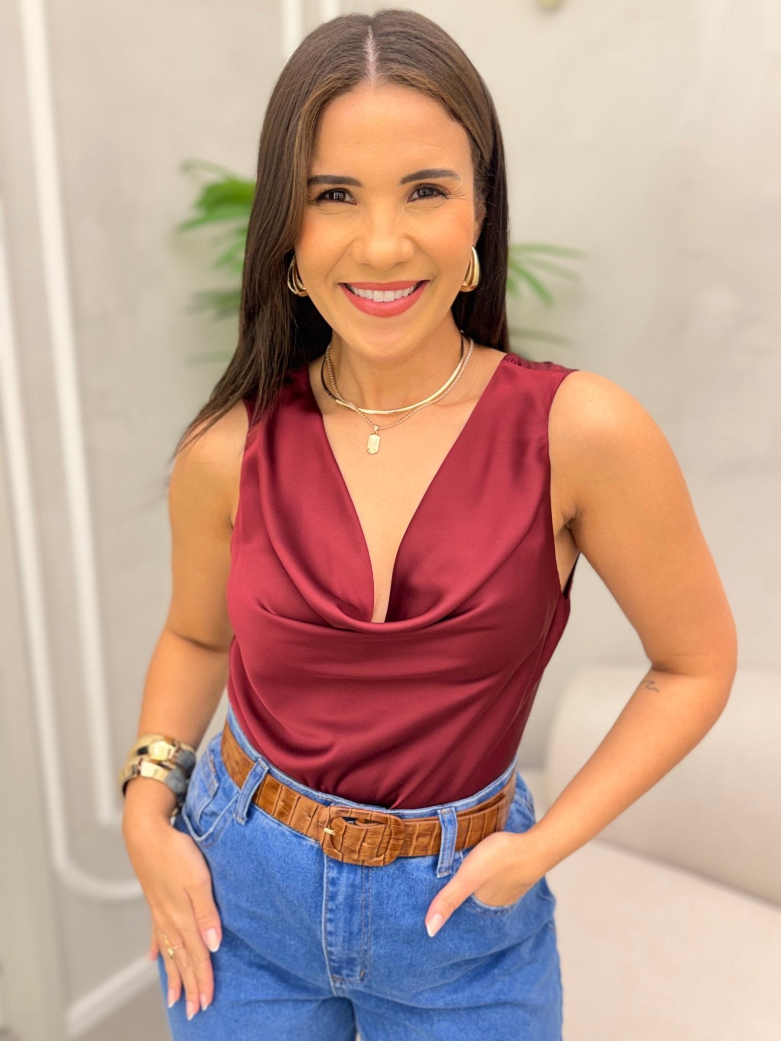 Blusa de Cetim - My Closet Jack
