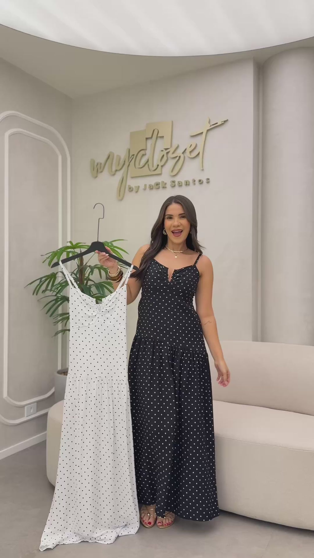 Vestido Poá