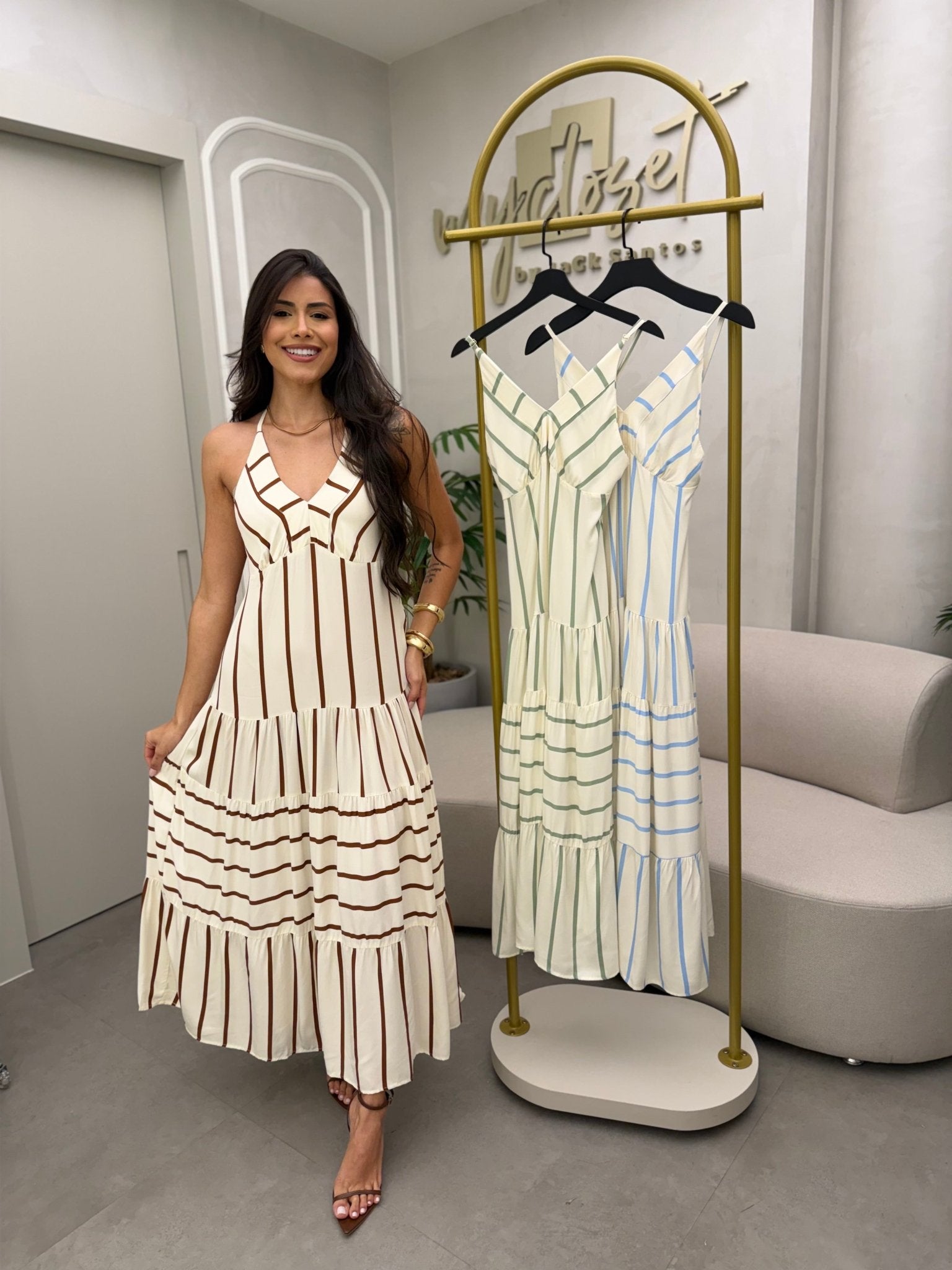 Vestido Pamela - Listrado - My Closet Jack